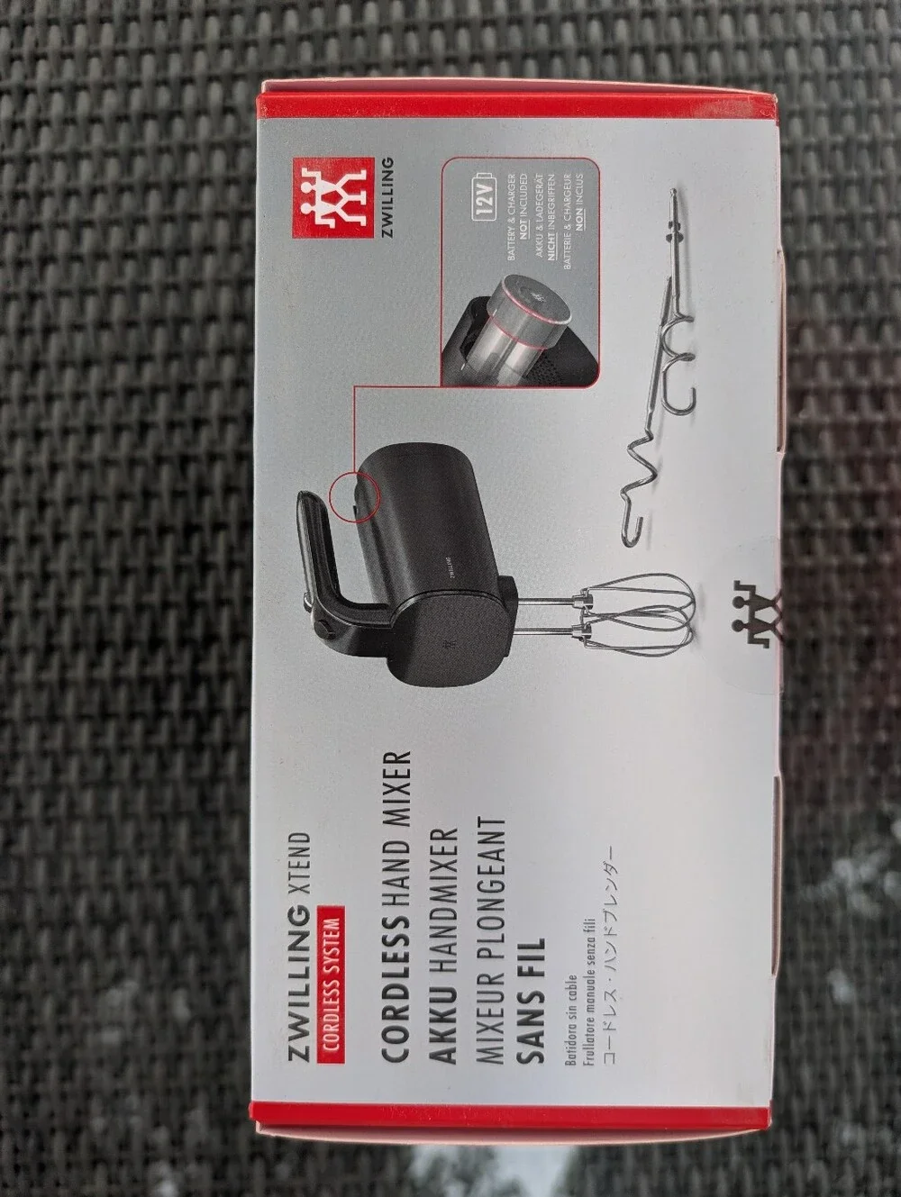 Zwilling - NWT Xtend Cordless Hand Mixer Set - WITHOUT BATTERY VERSION
